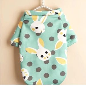 Cute Cartoon Pet Dog Cat Fleece Sweater Warm and Cozy Indoor/Outdoor Clothes NIP